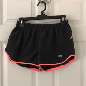 New Balance Peach Grey Shorts